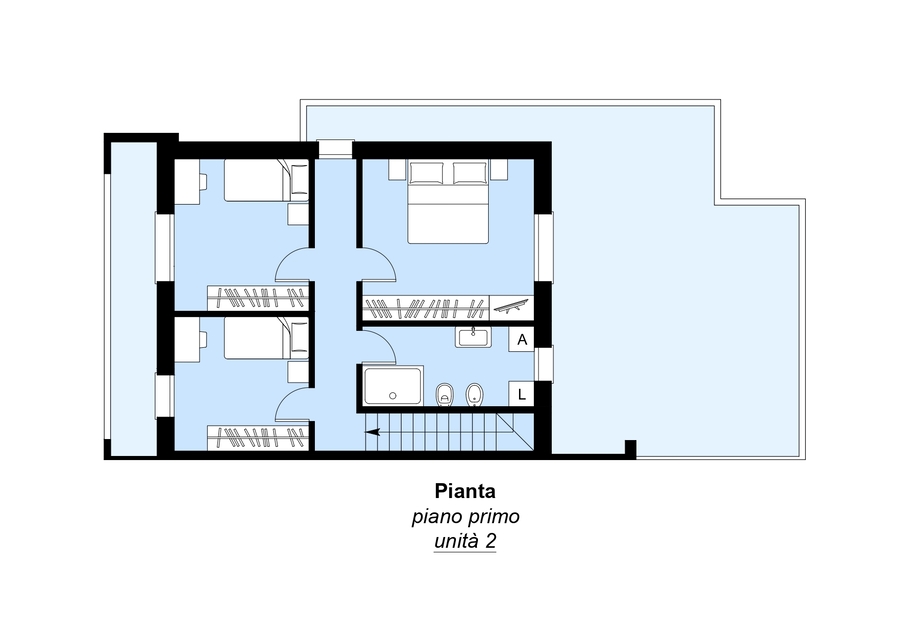 Pianta pp arredata_unità 2