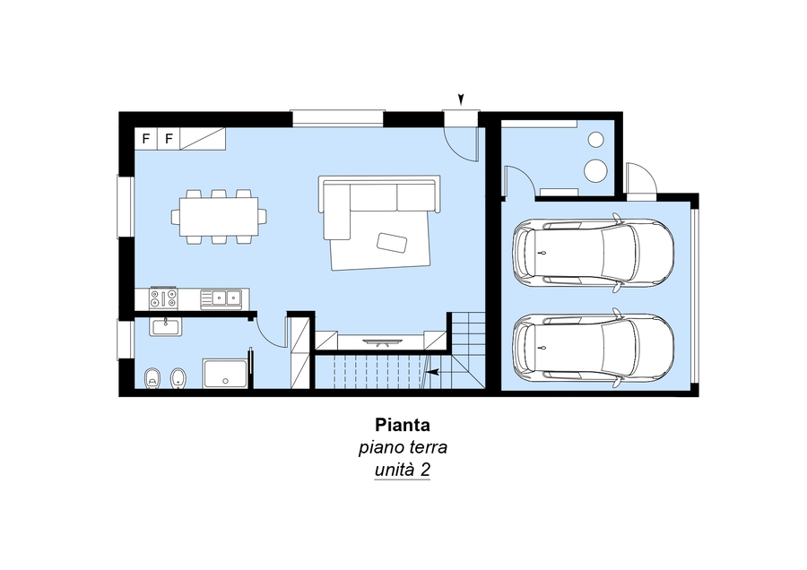 Pianta pt arredata_unità 2